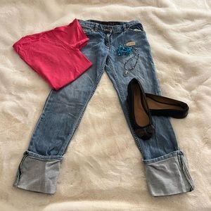 Women’s cuffed jeans
